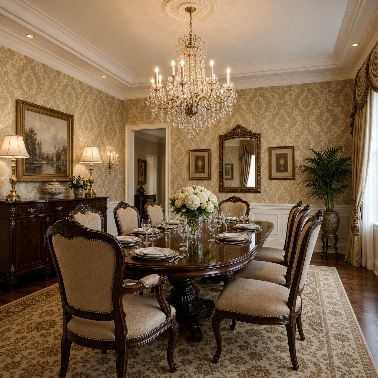 Dining Room Wallpaper